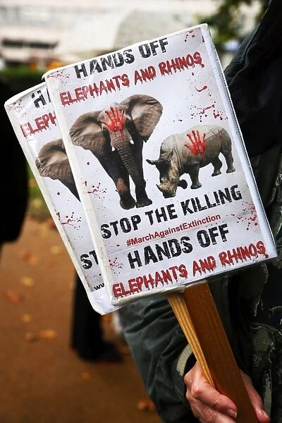 Global March for Elephants and Rhinos, London