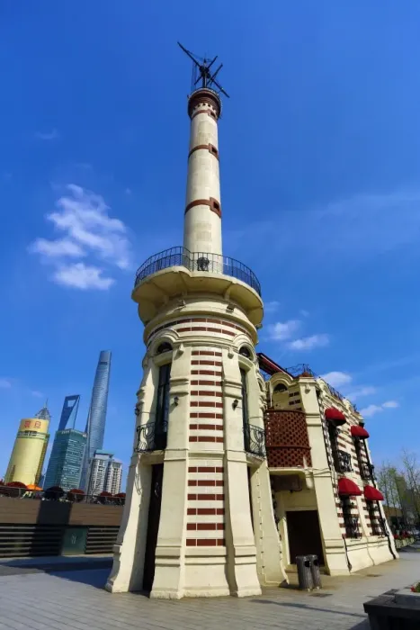  : Gutzlaff Signal Tower on the Bund, Shanghai, China