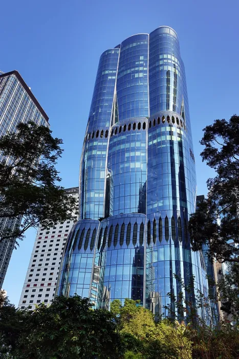  : The Henderson modern skyscraper in Hong Kong, China