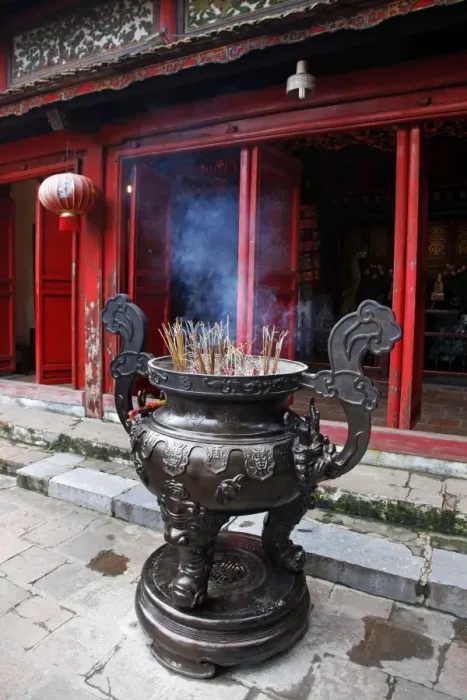  : Incense sticks in Hanoi, Vietnam