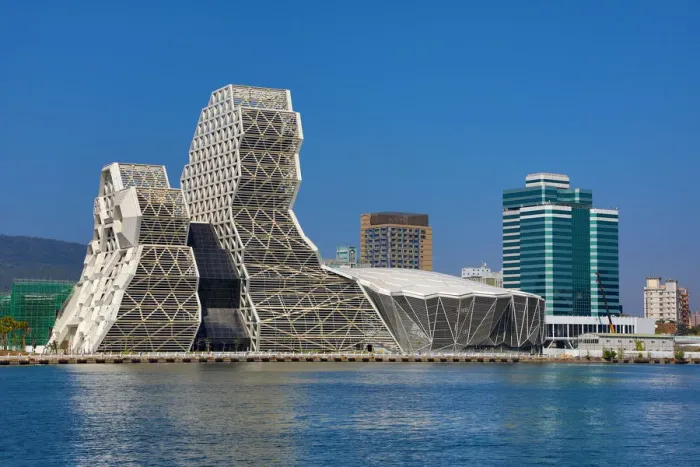  : The Kaohsiung Music Center in Kaohsiung Harbour, Kaohsiung City, Taiwan
