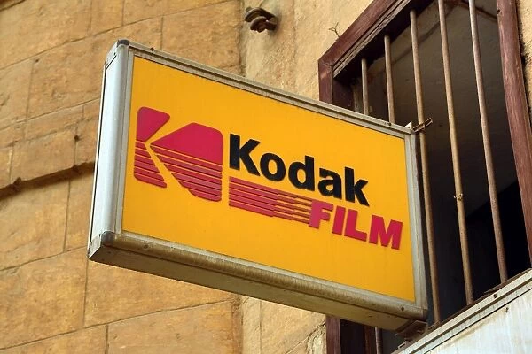 Kodak film advertising sign in Cairo, Egypt