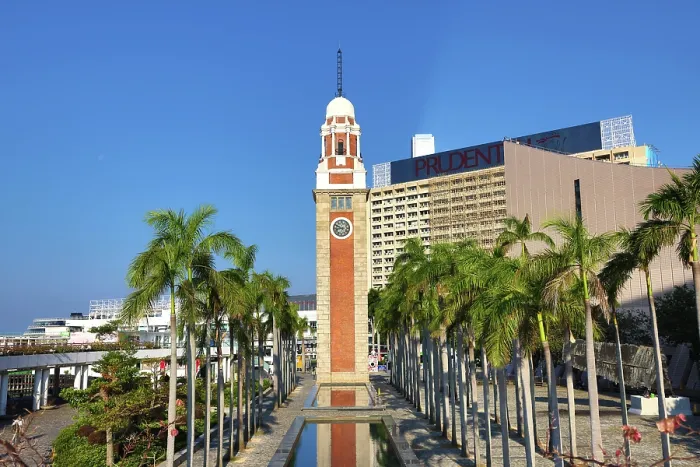  : Former Kowloon-Canton Railway Clock Tower, Tsim Sha Tsui Promenade, Kowloon, Hong Kong, China