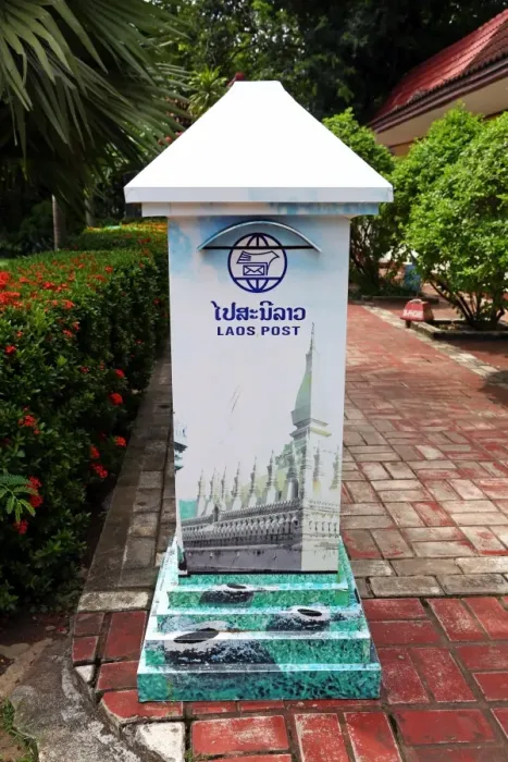  : Laos Post postbox, Vientiane, Laos