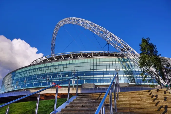  : The Lattice Arch of Wembley Stadium, London, England