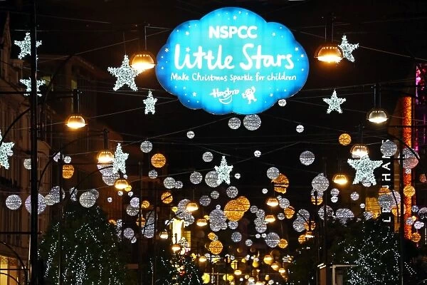 Little Stars Oxford Street Christmas Lights switched on in London