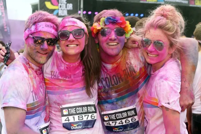  : London Color Run charity fun run, Wembley Park, London