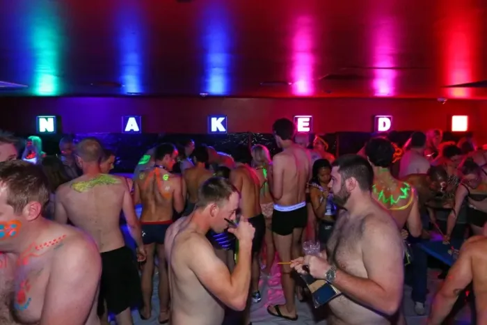  : London Naked Painting Party at Trapeze, London