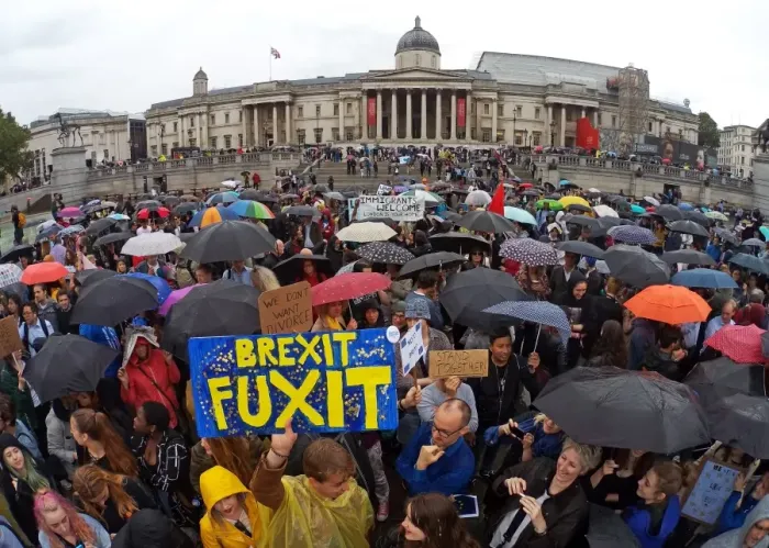  : London Stays anti-Brexit demonstration, Trafalgar Square, London
