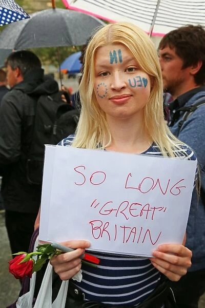 London Stays anti-Brexit demonstration, Trafalgar Square, London