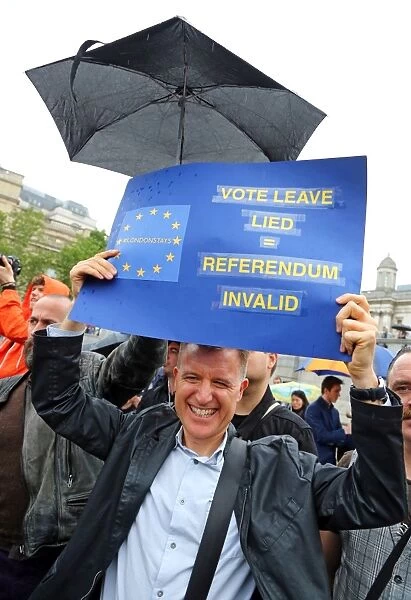 London Stays anti-Brexit demonstration, Trafalgar Square, London