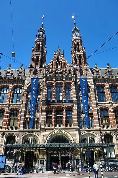 Magna Plaza shopping centre and mall in Amsterdam, Holland