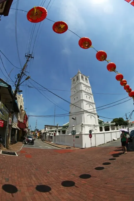  : Masjid Kampung Kling Mosque in Malacca, Malaysia