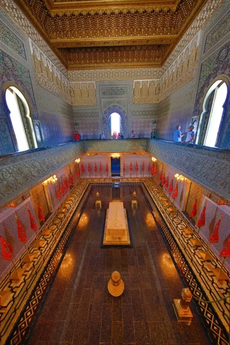  : Mausoleum and tomb of Sultan Mohammed V in Rabat, Morocco