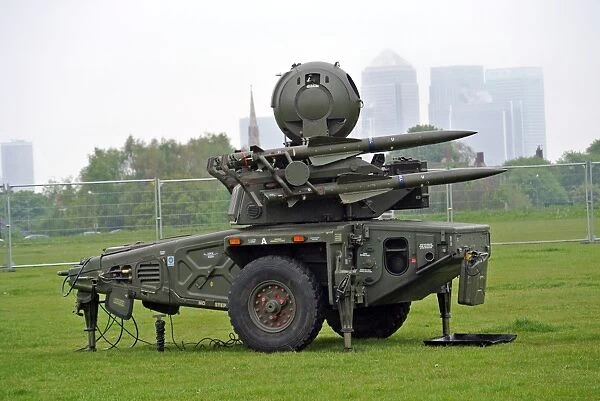 Missiles on Blackheath for Olympics Security Test, London, England