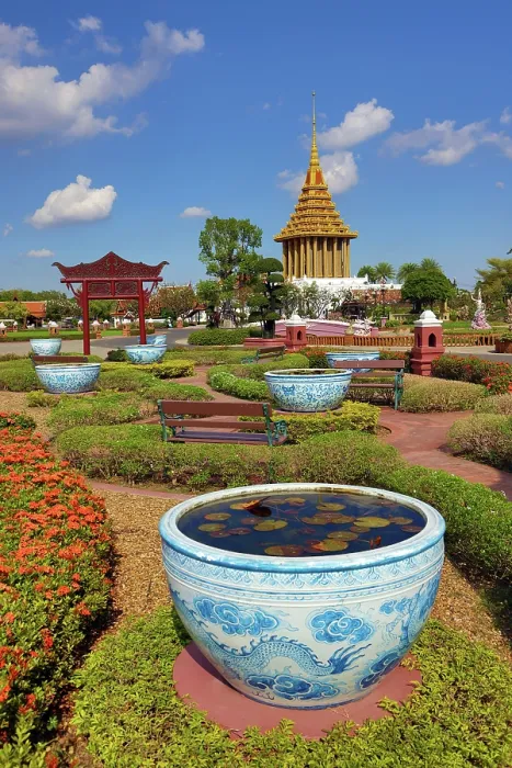  : Muang Boran, The Ancient City, historical museum of reproductions of famous Thai buildings, Bangkok, Thailand