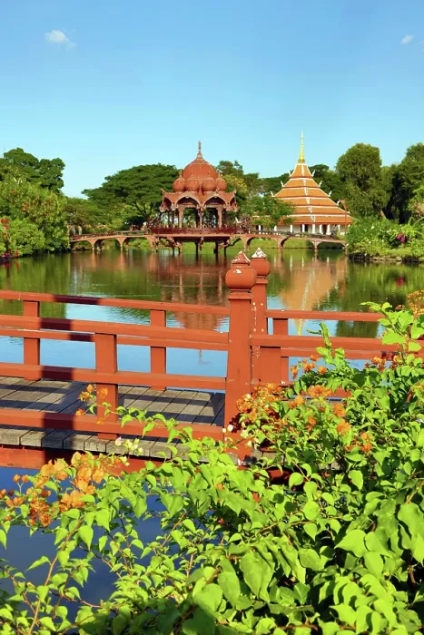  : Muang Boran, The Ancient City, historical museum of reproductions of famous Thai buildings, Bangkok, Thailand