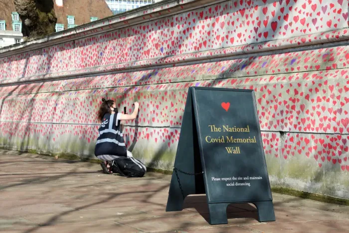  : National Covid Memorial, Westminster, London