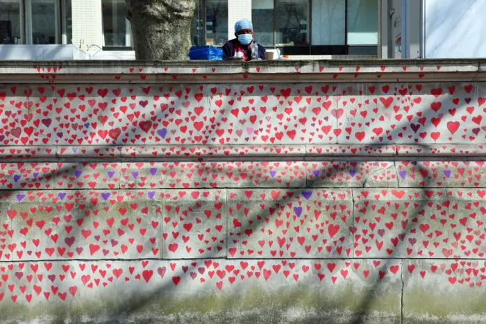  : National Covid Memorial, Westminster, London