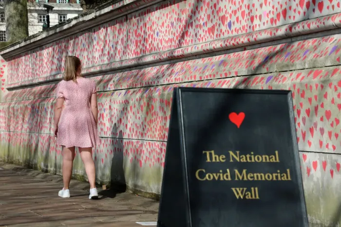  : National Covid Memorial, Westminster, London