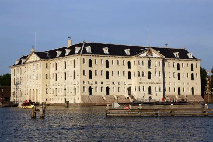  : The National Maritime Museum or Nederlands Scheepvaartmuseum in Amsterdam, Holland