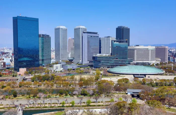  : Osaka city skyline, Osaka, Japan