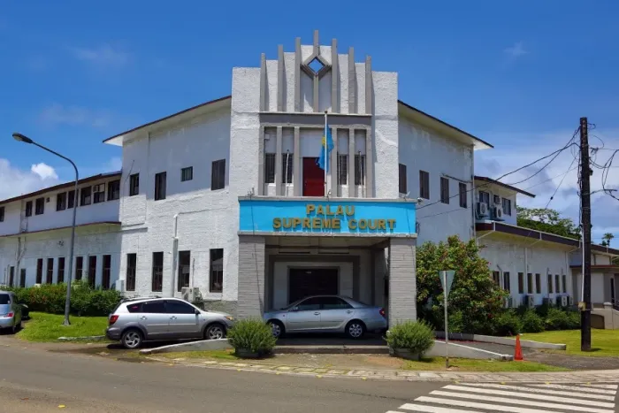  : Palau Supreme Court House in Koror, Koror Island, Republic of Palau, Micronesia