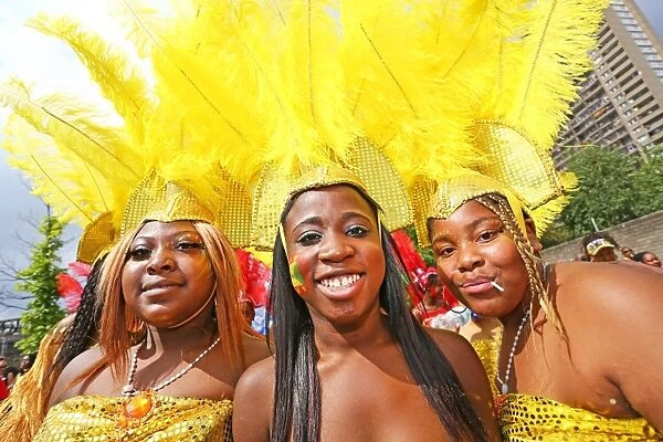 Participants at Childrens Day, Notting Hill Carnival 2013, London