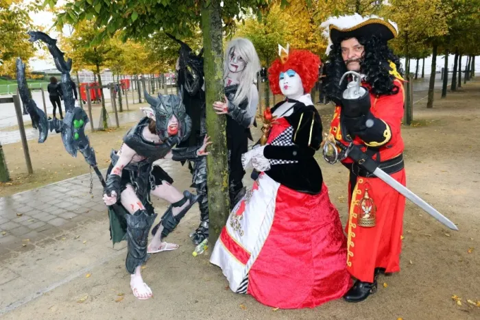  : Participants dressed up as their favourite comic, film and TV characters at MCM London