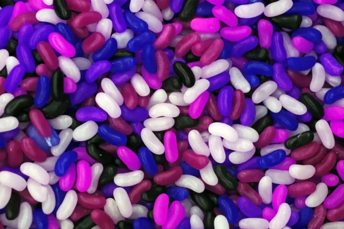  : Pink and Purple Jelly Beans