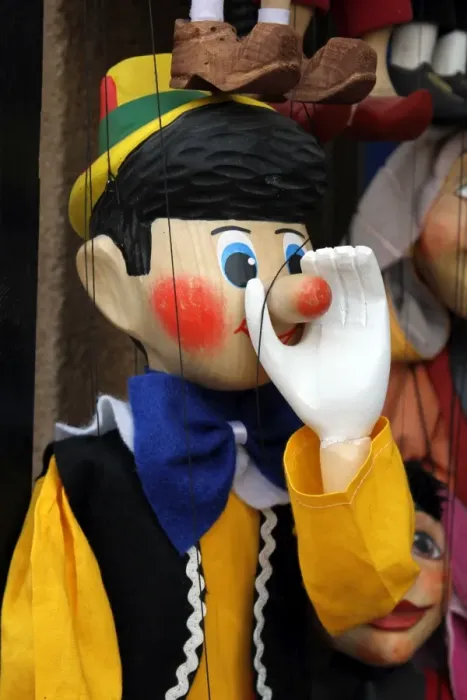  : Pinocchio string puppet