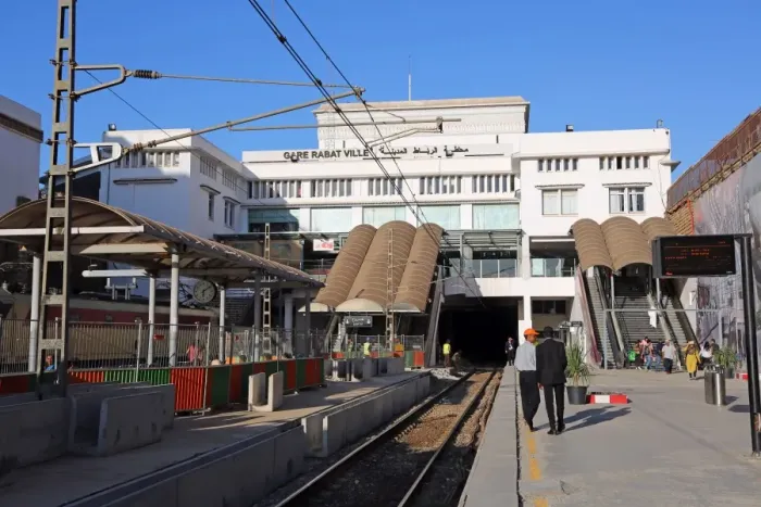  : Rabat Ville Railway station in Rabat, Morocco