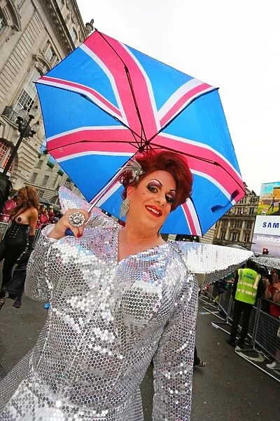 Rain doesn t dampen the Pride London Parade 2014, London, England