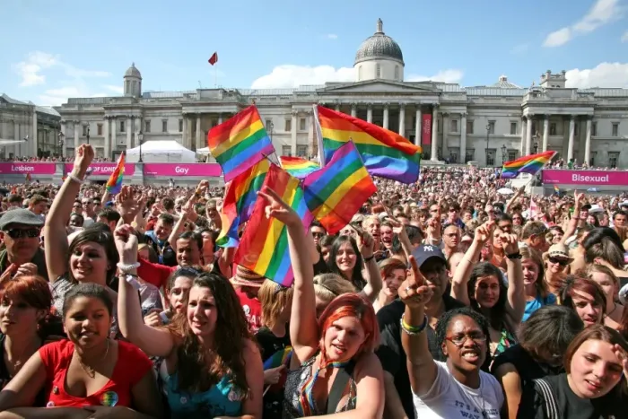  : Rainbow flags at London Pride Parade 2009