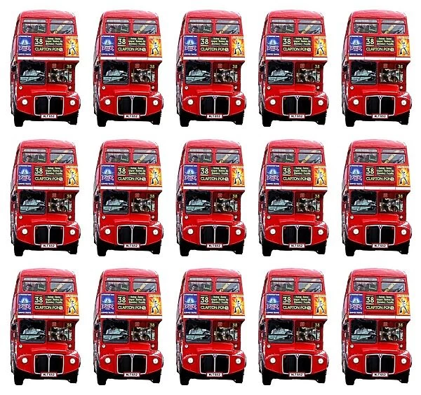 Red London Double-Decker Routemaster Bus Souvenir
