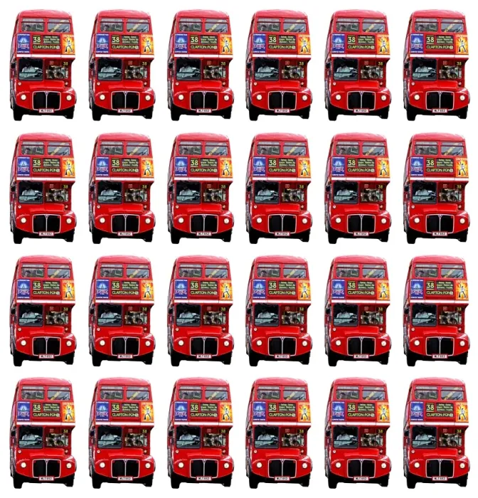  : Red London Double-Decker Routemaster Bus Souvenir