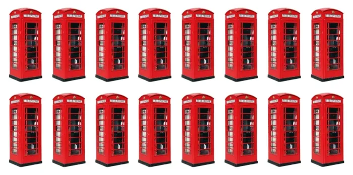  : Red London Telephone Box
