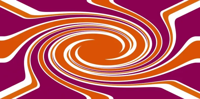  : Red, White and Blue creative swirl whirlpool decorative background spiral pattern