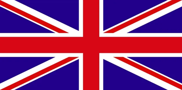 : Red, White and Blue Union Jack British Flag Souvenir