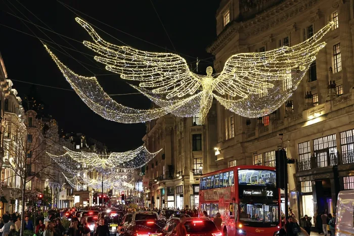  : Regent Street Christmas Lights switched on in London