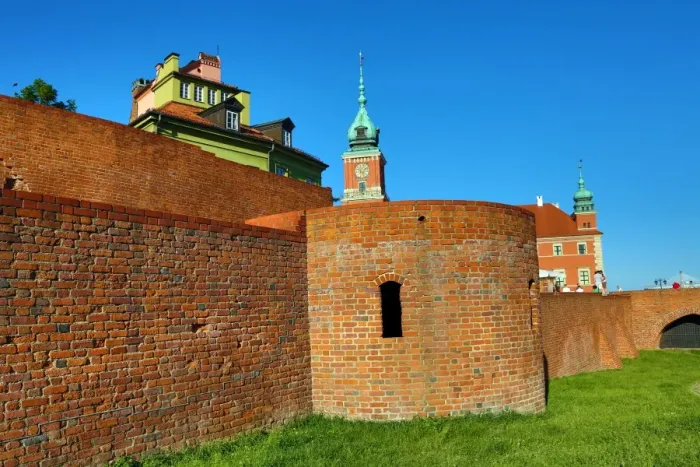 : The Royal Castle in Castle Square in Warsaw, Poland : The Royal Castle in Castle Square in Warsaw, Poland