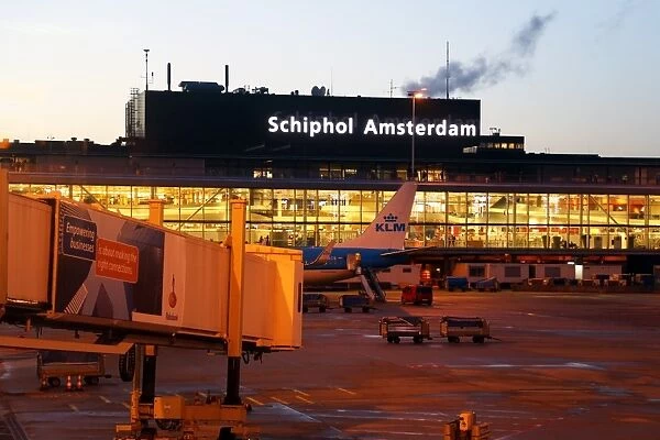 Schipol Airport in Amsterdam, Holland