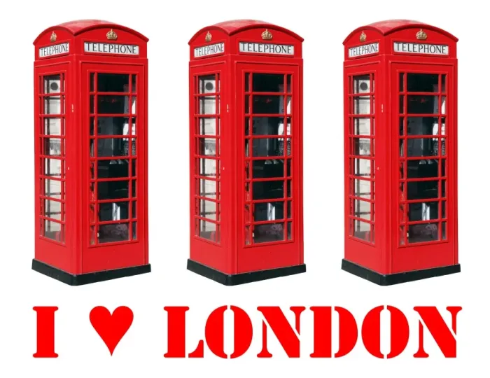  : Souvenir I Love London Red Telephone Box