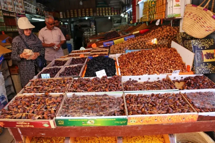  : Souvenir shops in the streets of the Medina of Rabat, Morocco