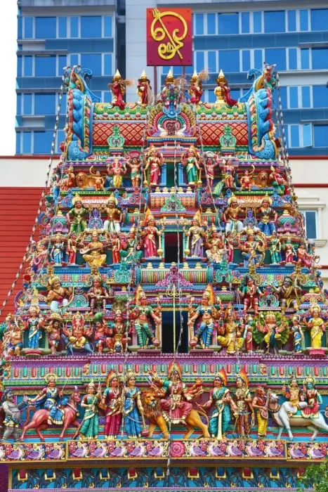  : Sri Veeramakaliamman Hindu Temple in Singapore, Republic of Singapore