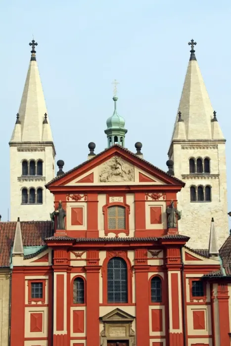  : St. Georges Basilica at Prague Castle in Prague