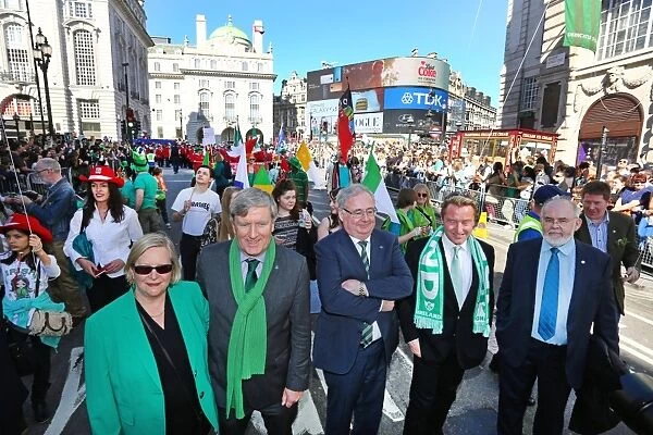 St. Patricks Day Parade 2014 in London, England