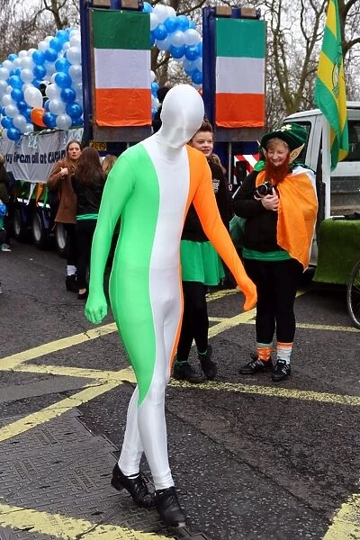 St. Patricks Day Parade 2015 in London, England