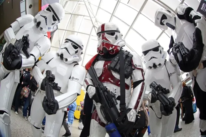  : Star Wars Stormtroopers from the UK Garrison at MCM London Comic Con at Excel London
