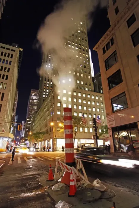  : Steam Vent Pipes in New York